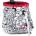 Ocun Торбичка за магнезий Ocun Lucky + Belt Chalk bag - Flower White - размер One Size (335-0591-1011)
