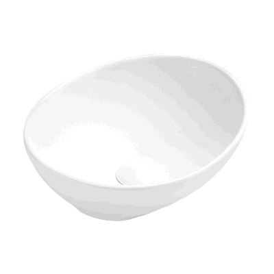 Mexen Elza умивалник стоящ върху плот 40 x 33 см, бял мат - 21014001 (21014001)