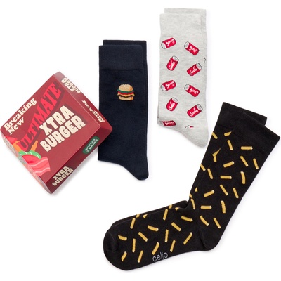 Celio Подаръчен комплект чорапи Бързо хранене Celio | Mnogotsveten | МЪЖЕ | ЕДИН РАЗМЕР