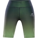 Alpine Pro dámské elastické kraťasy Garela zelené