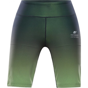 Alpine Pro dámské elastické kraťasy Garela zelené