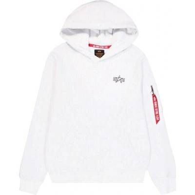 Alpha Signature BP Hoody bílá