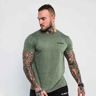 GymBeam Тениска Basic Heather Military S