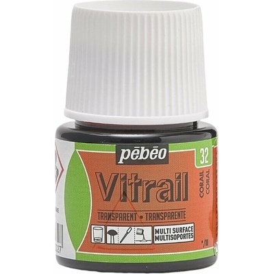 Pébéo Vitrail Farba na sklo Crimson 45 ml 1 ks