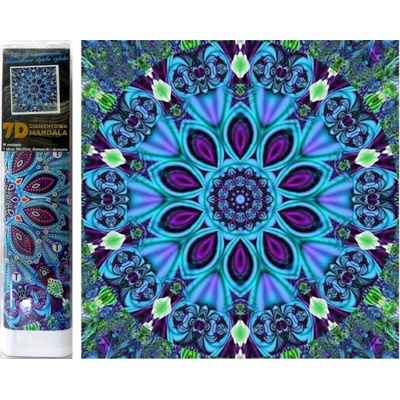 Norimpex - Puzzle Diamant painting: Magic mandala 30x30cm - 1 - 39 piese