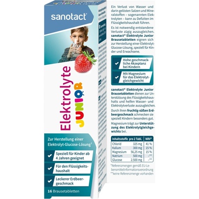 Intact Sanotact Elektrolyty Junior 16 tablet