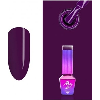 Molly Lac gél lak 213 Naughty Purple Fialová 5 ml