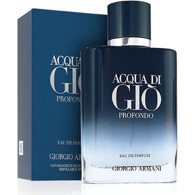 Giorgio Armani Acqua di Giò Profondo parfémovaná voda plnitelný flakón flakon pánská 100 ml plnitelný flakón