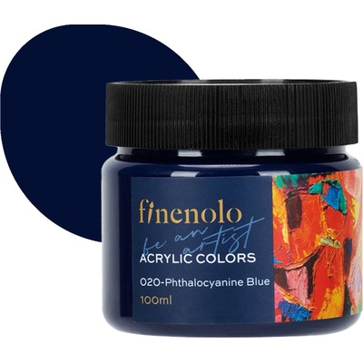 Finenolo Deli barvy akrylové 100 ml oranžová EC17-OR – Zboží Dáma