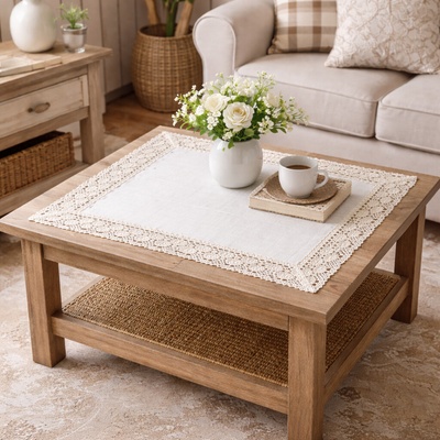 Evenit Krajkový obrus Gastro Prima krémový krémová Polyester 75x75 cm