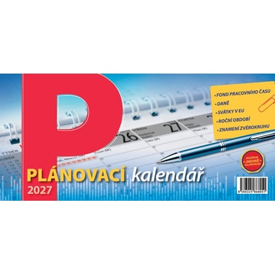 stolní PLÁNOVACÍ 2027