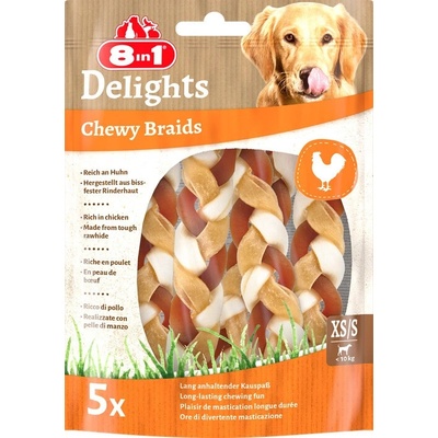 8in1 Delights Chewy Braids XS/S 75 g