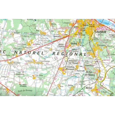 132 Cholet Niort 1:100t mapa