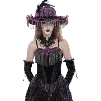 Devil fashion дамски корсет (топ) DEVIL FASHION - Red Gothic Snake - ECST01402