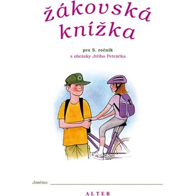 {{POZOR, 0/2 EANY NEPŘESUNUTO , ID169513522}} Žákovská knížka pro 5. ročník s obrázky Jiřího Petráčka