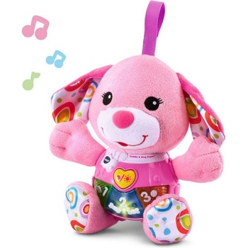 VTech Музикална плюшена играчка Vtech - Кученце, Розово (V502353)