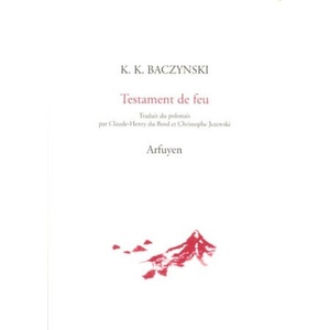 TESTAMENT DE FEU (ISBN: 9782845900844)