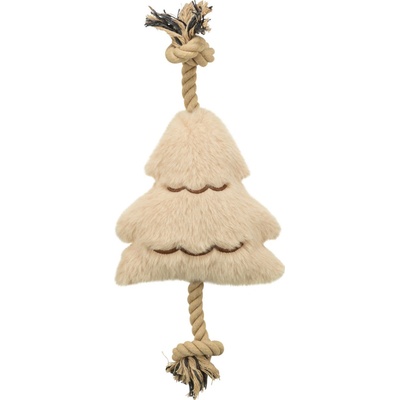 Trixie vianočný stromček na lane bez zvuku béžová 38 cm