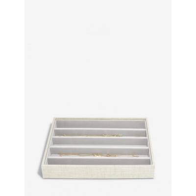 Stackers box na šperky Oatmeal & Linen Classic Necklace Layer krémová 76385
