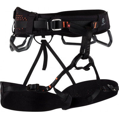 Mammut Сбруя - седалка Mammut Comfort Fast Adjust Harness Climbing harness - Black / Safety Orange (303-0447-0113)