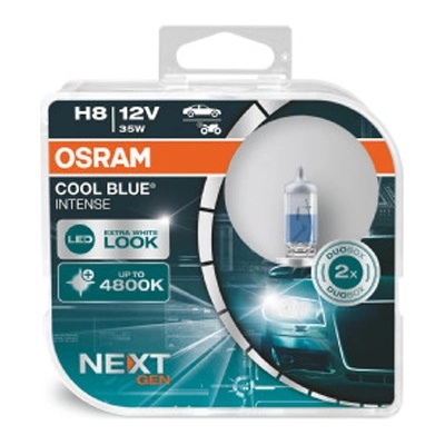 OSRAM Крушка OSRAM H8, 12V, 35W, 5000К, 800lm, 2 броя