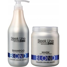 Stapiz Sleek Line Blond XL šampón 1000 ml + maska 1000 ml