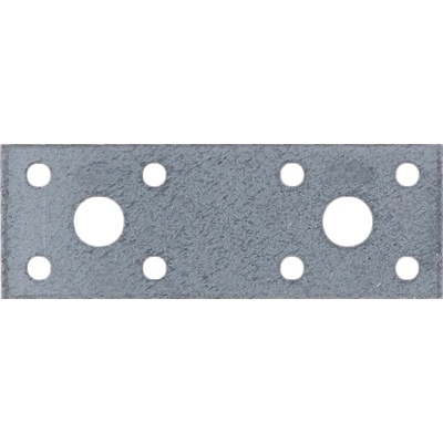 Plochá spojka 100 x 35 x 2,5 mm, pozink, diery ø 5/11 mm