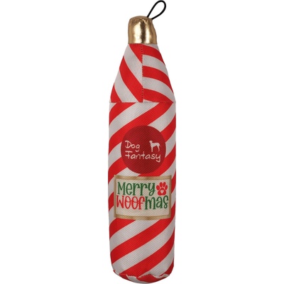 Dog Fantasy fľaška ozdobená 28 cm červeno biela