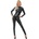 Noir Handmade Exclusive Jumpsuit with Snakeskin Pattern 2730642 S