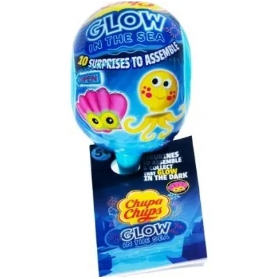 Chupa Chups Surprise Glow in the sea близалка 12гр