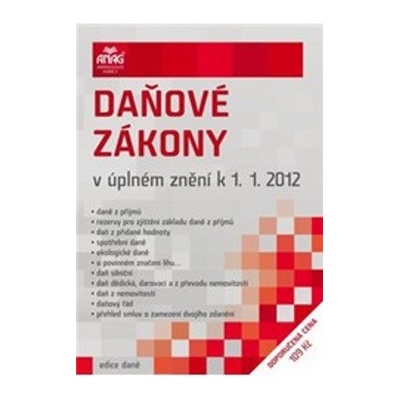 Daňové zákony v úplném znění k 1. 1. 2012