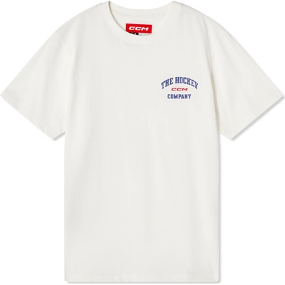 CCM Triko CCM Athleisure Tee YTH, bílá, Dětská,