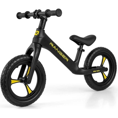 Detský balančný bicykel Milly Mally Ranger Black