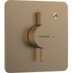 Hansgrohe DuoTurn Q Вграден смесител за душ с 1 функция, цвят четкан бронз (75614140)