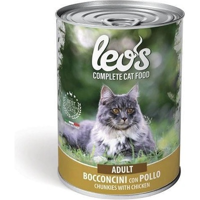 Monge Leo’s Adult Консерва за котки в зряла възраст с Пилешко - 415 гр