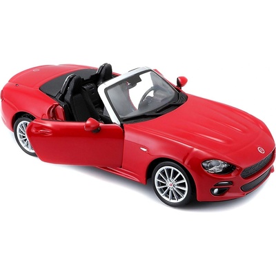 Bburago Fiat 124 Spider 18 21083 červená 1:24