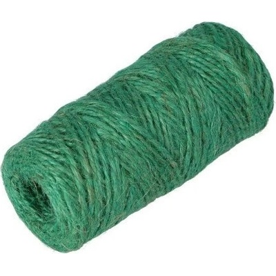 Jipos Tools Jutový provázek na vázání rostlin, zelený cca 76m 9300 JIPOS