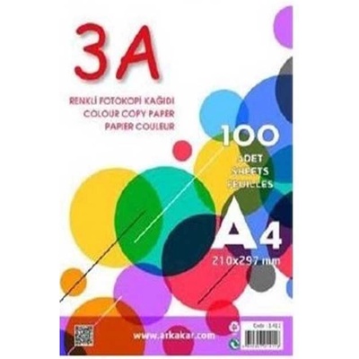 Копирна хартия асорти неонови цветове a4 80 гр. 100 л