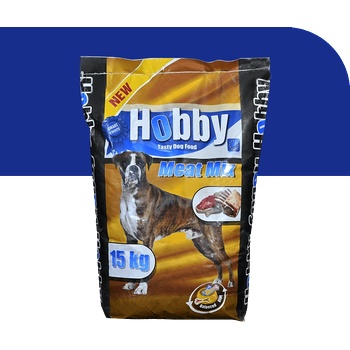 Суха храна за кучета hobby месо