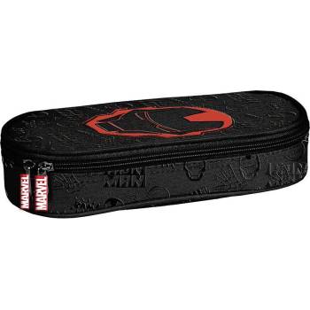 PASO Овален ученически несесер Paso Iron Man - Mask, 1 цип (AV25VV-013)