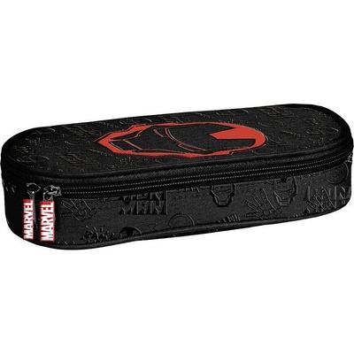 PASO Овален ученически несесер Paso Iron Man - Mask, 1 цип (AV25VV-013)