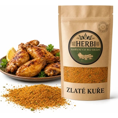 Herbi Grilovacie korenie Zlaté kurča – korenie na pečenie a grilovanie hydiny 1 kg