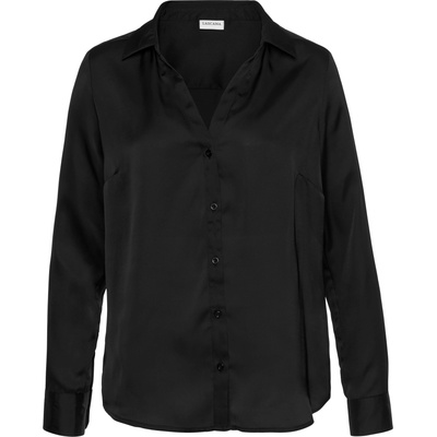 LASCANA Блуза черно, размер 42
