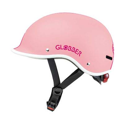 Детска светеща каска Globber Master XS/S (47-51см), пастелно розова (600-210)
