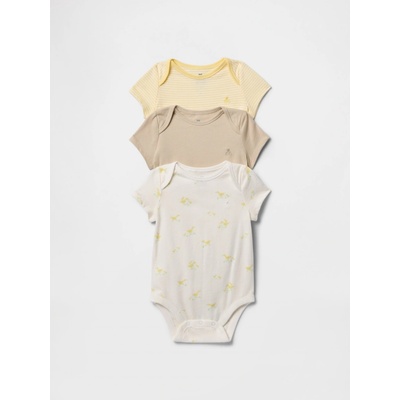 GAP Baby body Brannan Bear 3ks Vícebarevná