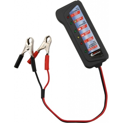 Compass Tester autobaterie a alternátoru 12V - černý