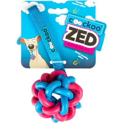Ebi Coockoo Zed gumová hračka 19 x 7,5 x 7,5 cm modrá/zelená
