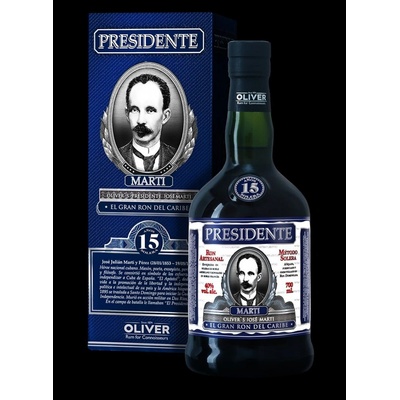 Presidente Marti 15y 40% 0,7 l (karton)