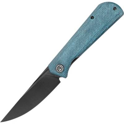 Petrified Fish PFP07Viking Black Stonewash K110 Blue Micarta PFP07BMDW