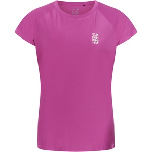 Protest Дамска плажна тениска от ликра Protest Women's PRTMagia Surf T-Shirt Lycra - Punch Pink - размер 38 (EU) (150-6515-0313)